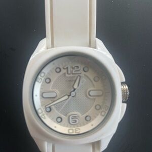 DKNY White Analog Watch